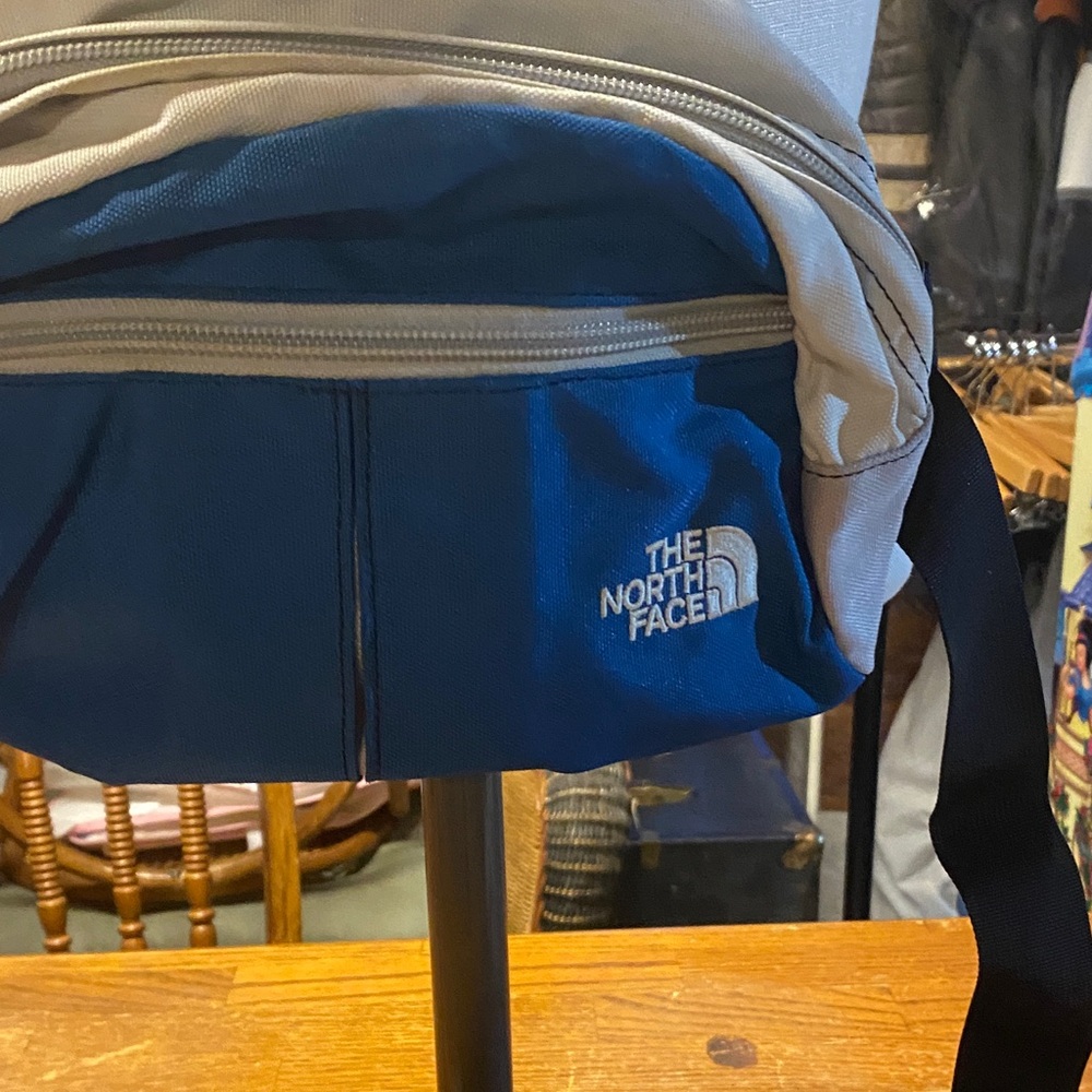 The North Face Navy and Light Gray Belt Bag